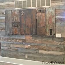 Pallet Wall Using Free Pallet Wood