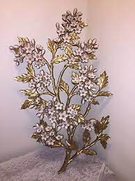 Vtg 1967 Syroco Flowers Dogwood Wall