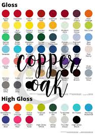 Digital Rustoleum Color Chart Spray