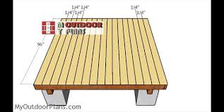 8x8 Deck Plans Myoutdoorplans
