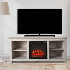 Tv Stand With Integrated Electric Fireplace