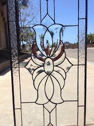 Stunning Clear Beveled Stained Glass