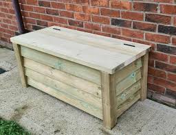 Wooden Garden Storage Box Outdoor