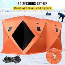 Vevor Ice Fishing Shanty 8 Person Pop