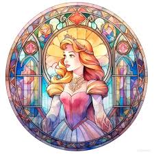A Stained Glass Window That Says Belle