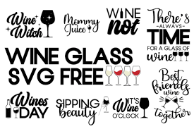 Wine Glass Svg Free Gráfico Por Free