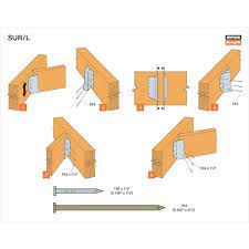 sul zmax galvanized joist hanger