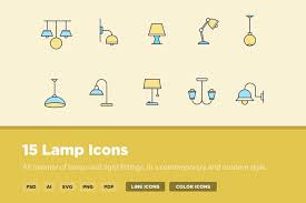 Modern Lamp Icon Pack