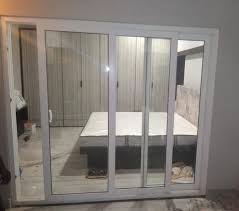 White Upvc 3 Track Sliding Door