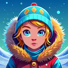 Cute Girl In Winter Outfit Clothing