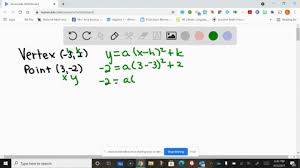 Equation For A Quadratic