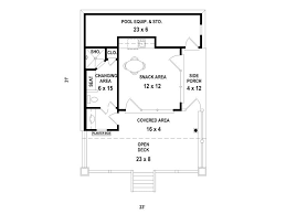 Backyard Pool House Plan 006p 0008