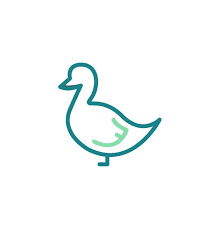Duck Icon Vector Ilration Logo