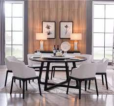 Round Dining Table With Rotating Centre
