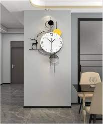 Metalwall Clock Non Ticking Silent