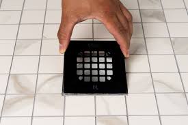 Matte Black Shower Drain Finish