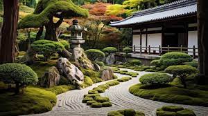 Bonsai Serenity In A Japanese Zen Garden