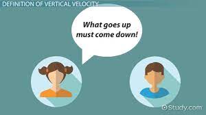 Vertical Velocity Definition Formula