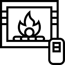 Fireplace Meticulous Line Icon