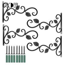 Iron Hooks Plant Holder Decorative Hook