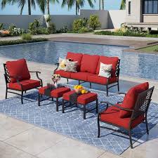 7 Seat Outdoor Patio Conversation Set