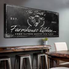 Farm Sign Kitchen Wall Art