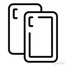 Smartphone Case Icon Outline Vector