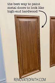 How To Paint A Door To Look Like Wood