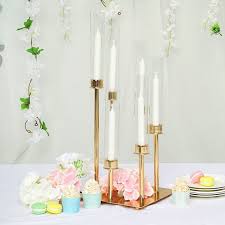 6 Arms Candelabra With Glass Shades