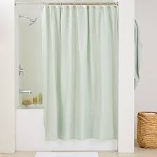 Solid Canvas Shower Curtain West Elm