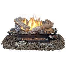 Vent Free Dual Fuel Gas Fireplace Logs