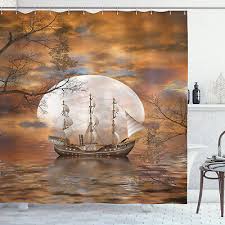 Fairy Scene Nautical Shower Curtain