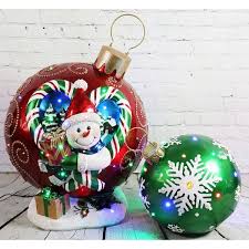 Light Led Jeweled Ball Ornament