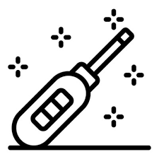 Medical Thermometer Icon Outline