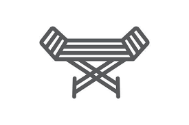Metal Clothes Dryer Line Icon Graphic