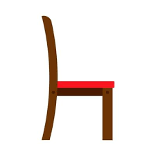 Chair Side View Vector Art Icons And