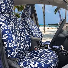 Hawaiian Hibiscus Seat Covers Custom