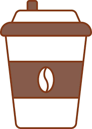 Disposable Coffee Cup Icon In Brown And