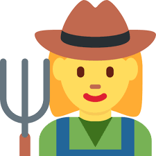 Woman Farmer Emoji For Free