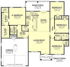 Modern Farmhouse Floor Plan 4 Bedrms