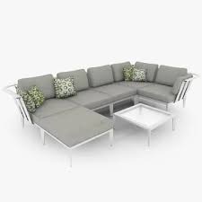 3d Model Casual Lounge Furniture Set