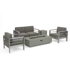 Noble House Valentina 10 Piece Aluminum