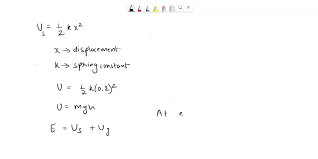 Elastic Potential Energy Equation