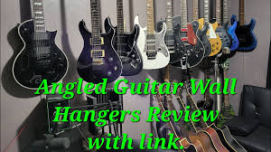 Angled Adjustable Guitar Wall Hangers