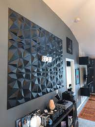 Decorative 3d Wall Panels Pvc Diamond