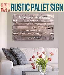 Wall Art Sign Diy Projects