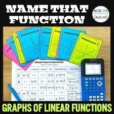 Graphs Of Linear Functions Equations