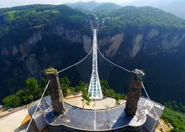 longest glass bridge opens in china