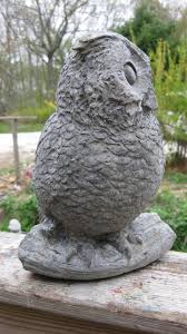 Owl Statue Solid Concrete