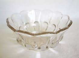 Antique Eapg Large Clear Glass Serving